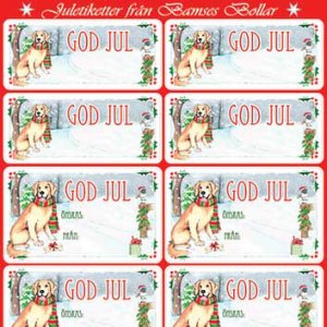 Julklappsetiketter